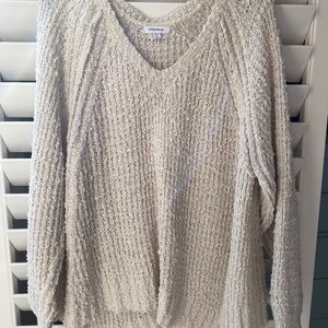 Cozy cream sweater